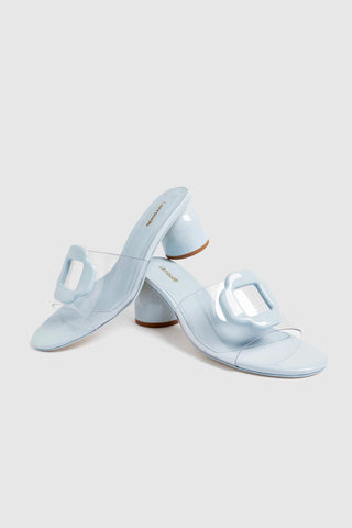Margherita Clear Mule Maya Patent Leather Mule Larroudé