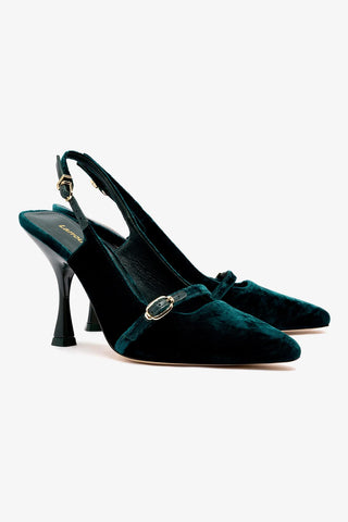 Ines Hi Pump In Jungle Velvet