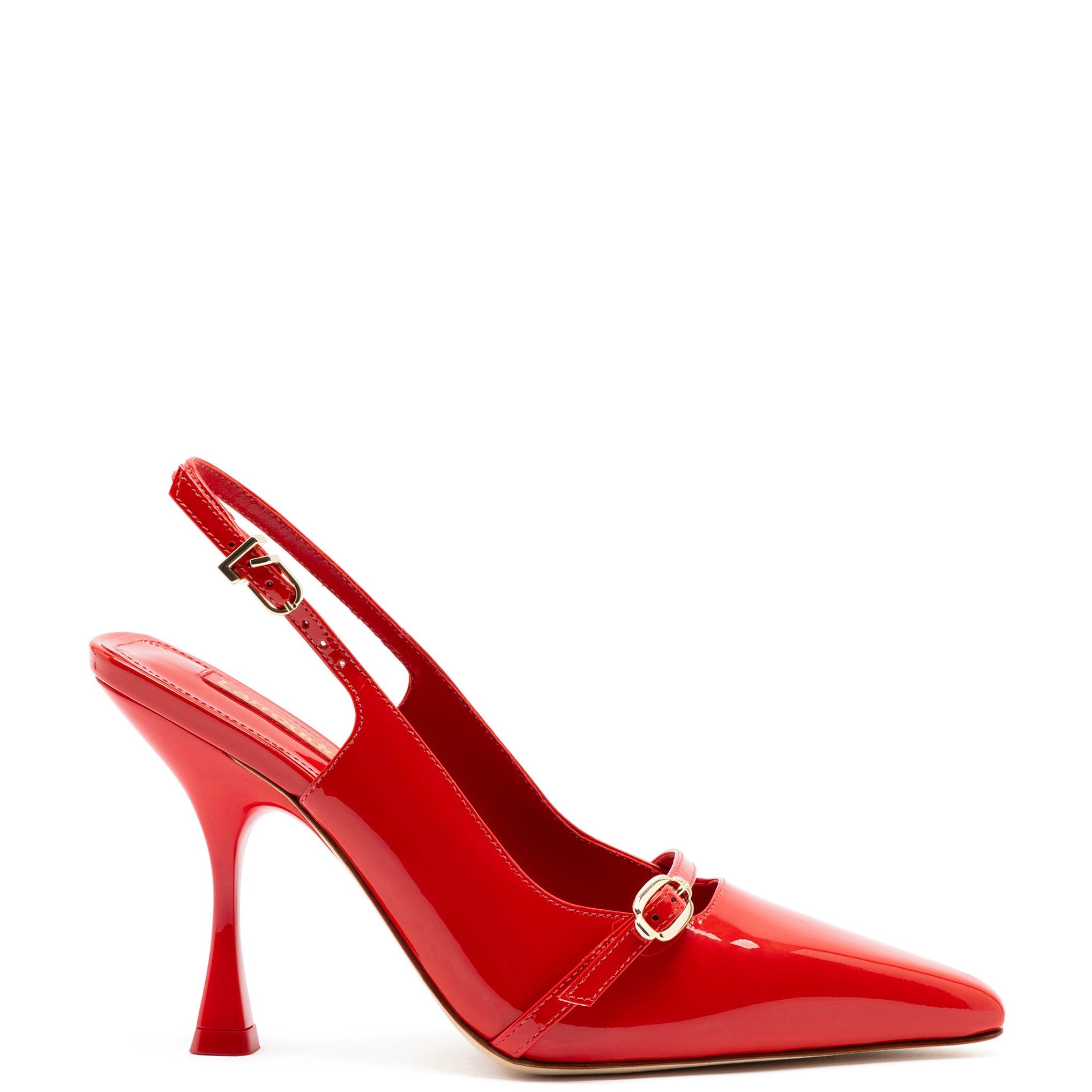 Ines Hi in Scarlet Patent Leather