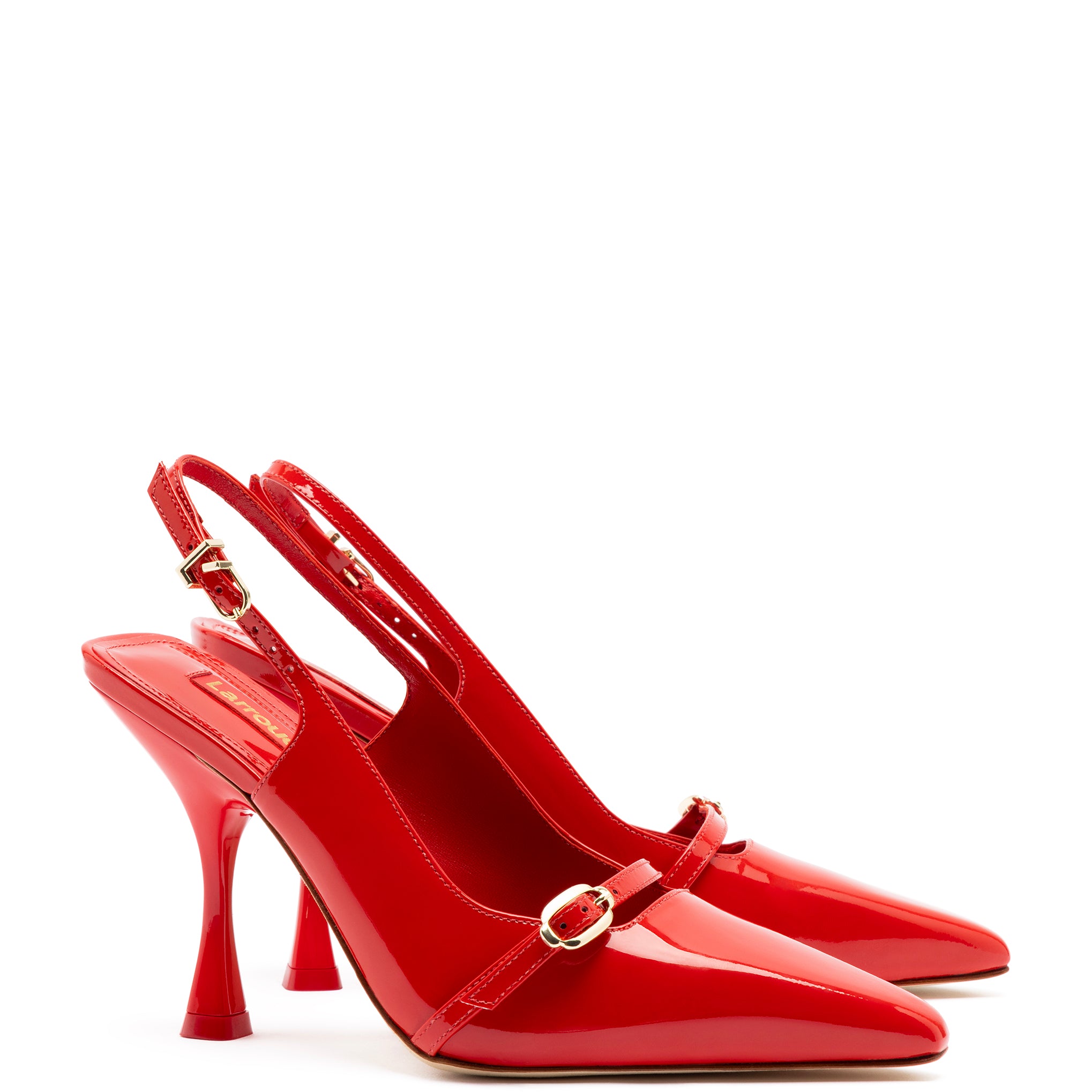 Ines Hi in Scarlet Patent Leather