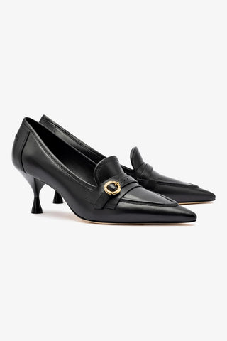 Susan Pump In Black Leather