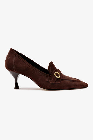 Susan Pump In Brown Suede