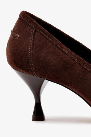 Susan Pump In Brown Suede