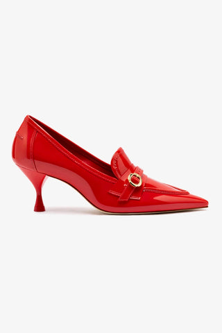 Susan Pump In Scarlet Patent Leather