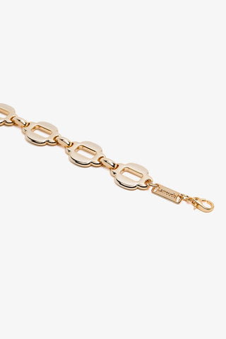 Daisy Chain Belt In Gold Metal