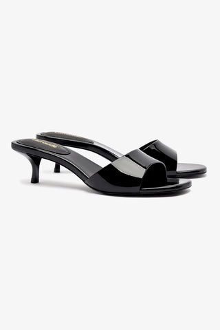 Greta Mule In Black Patent Leather