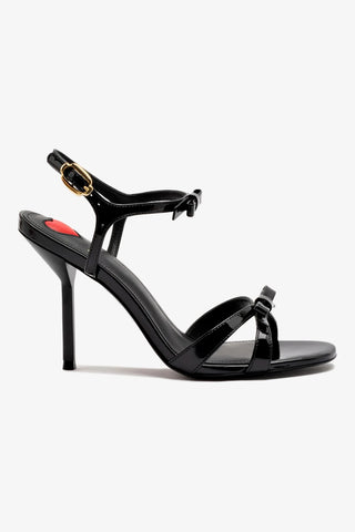 Brooks Sandal In Black Patent Leather