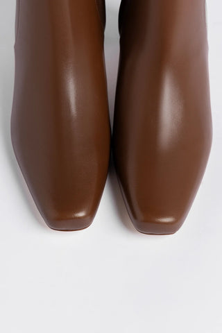 Alexis Boot Burnt Umber Leather Boot Larroudé