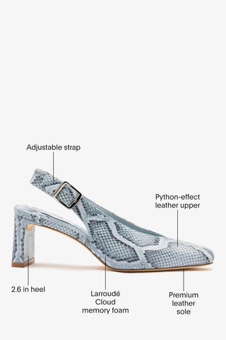 Katie Pump Maya Python Leather
