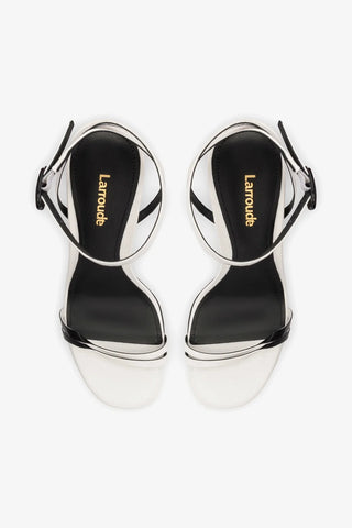 Vesper Sandal In White Leather