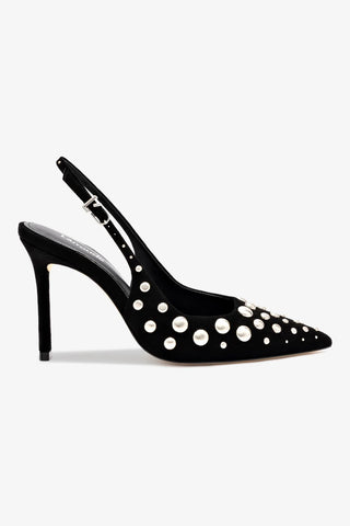 Kaitlan Studs Pump In Black Suede