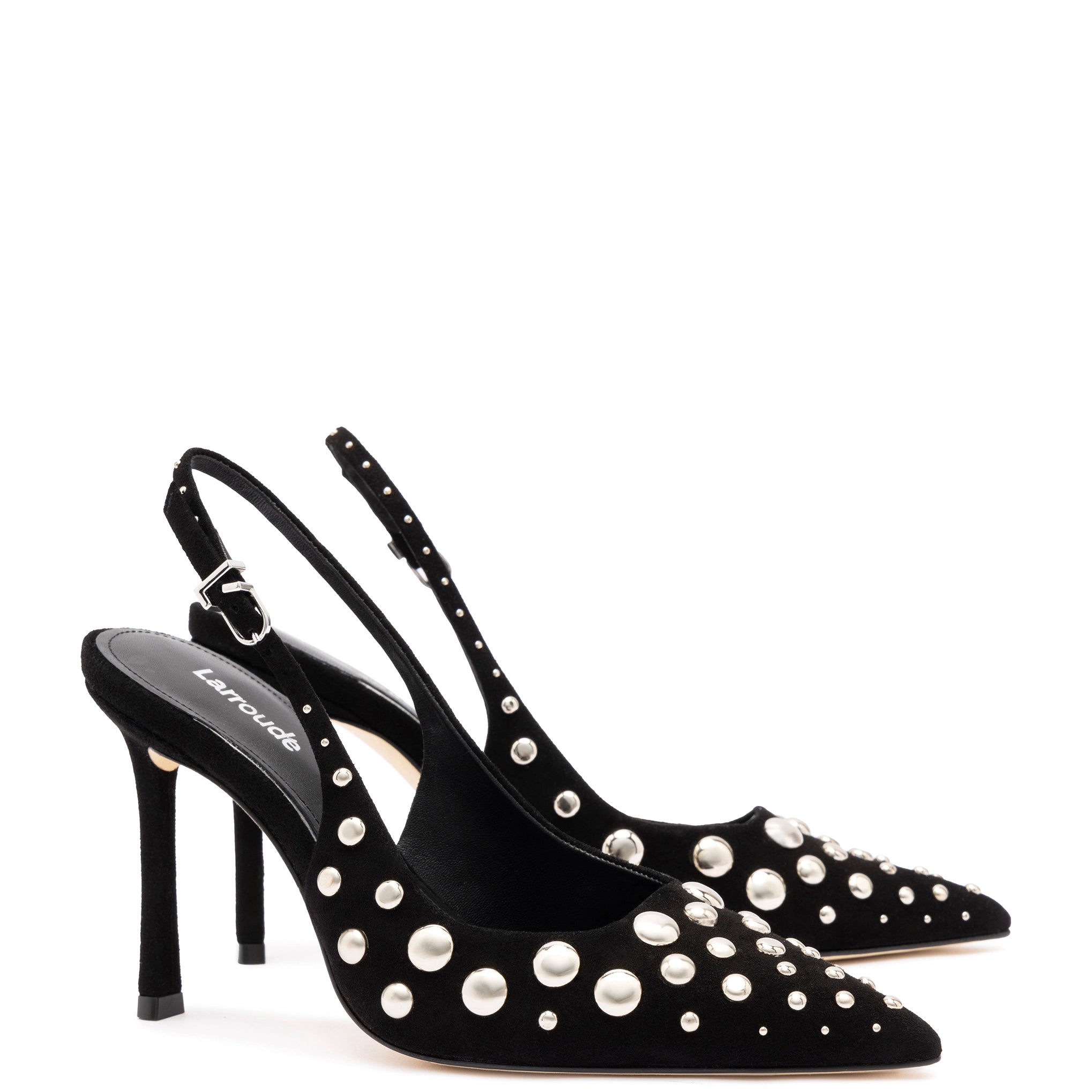 Kaitlan Studs Pump In Black Suede