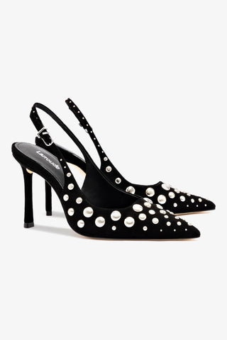 Kaitlan Studs Pump In Black Suede