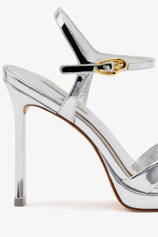 Angelina Sandal In Silver Specchio