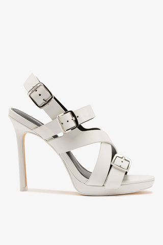 Patti Sandal In White Leather