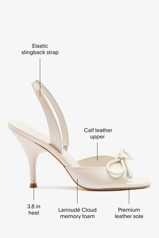 Lady Sandal Pearl Leather Sandal Larroudé