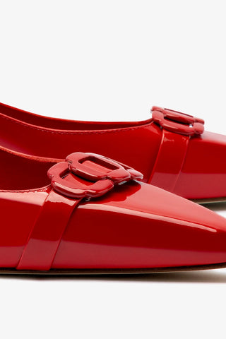 Franca Pump In Scarlet Patent Leather