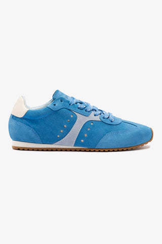 Stella Sneaker In Azure Suede