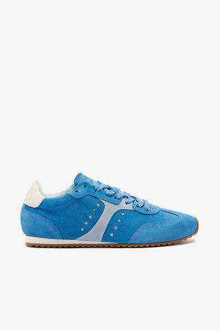Stella Sneaker In Azure Suede