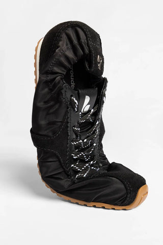 Stella Lite Sneaker In Black Nylon and Suede Sneaker Larroudé