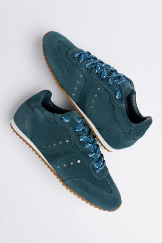 Stella Sneaker Deep Sea Suede Sneaker Larroudé