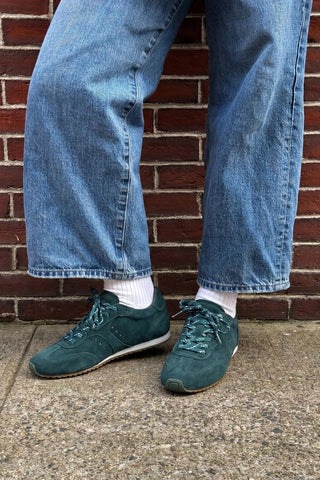 Stella Sneaker Deep Sea Suede Sneaker Larroudé