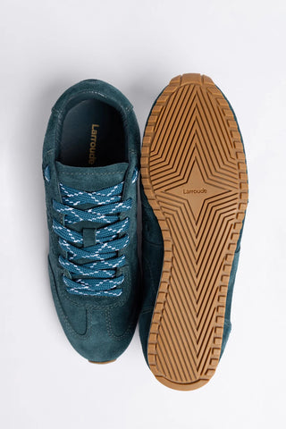 Stella Sneaker Deep Sea Suede Sneaker Larroudé