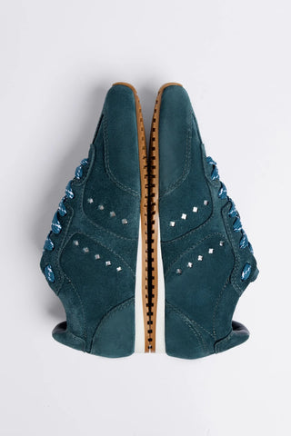 Stella Sneaker Deep Sea Suede Sneaker Larroudé