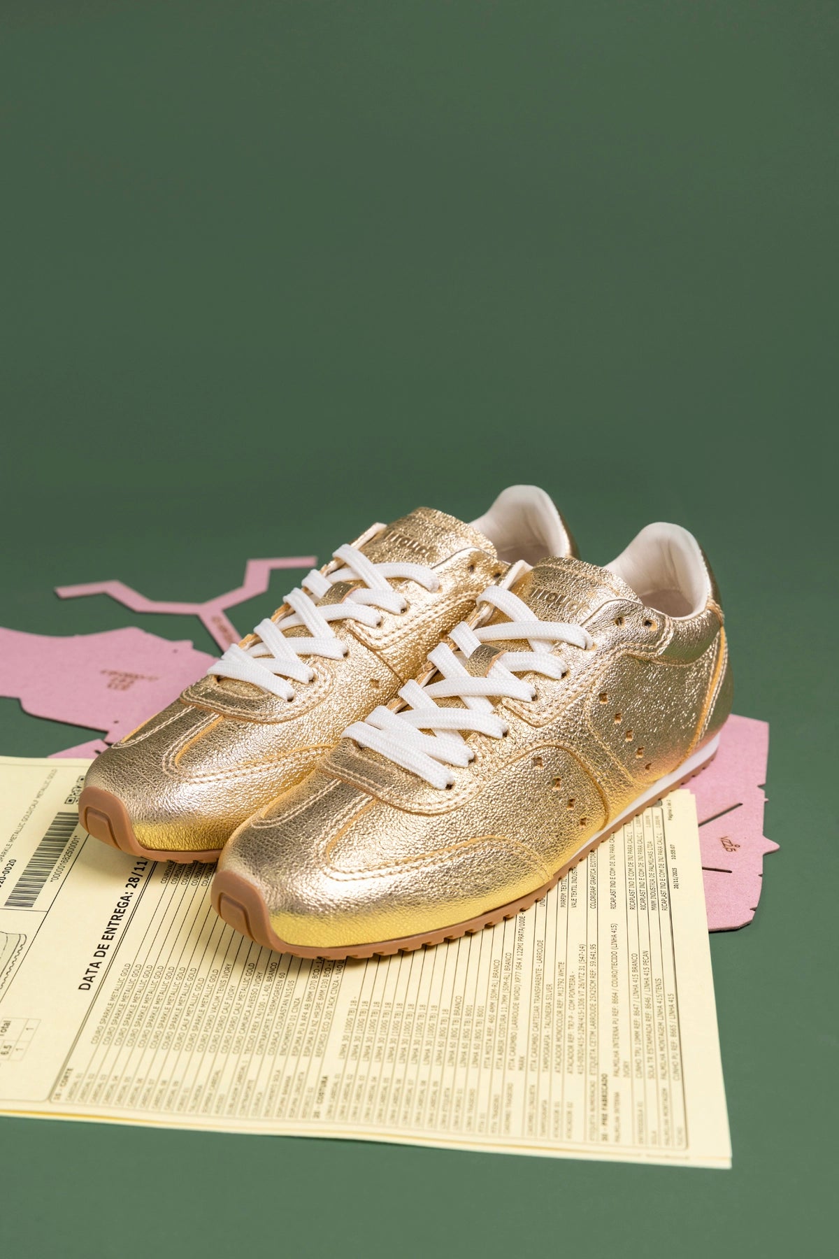 Stella Sneaker In Gold Metallic Leather - Sneakers - Larroud 6 / Gold Stella Sneaker In Gold Metallic Leather - Sneakers - Larroud 6 / Gold