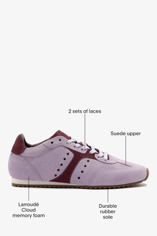 Stella Sneaker Iris Suede Sneaker Larroudé