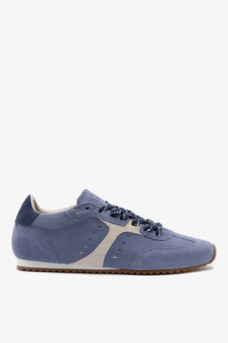 Stella Sneaker Niagara Blue Suede Sneaker Larroudé