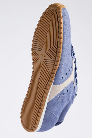 Stella Sneaker Niagara Blue Suede Sneaker Larroudé