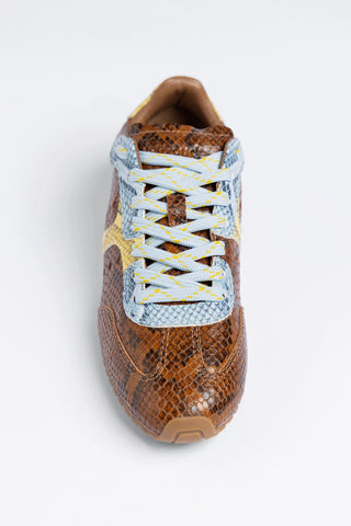 Stella Sneaker Oud Python Leather Sneaker Larroudé