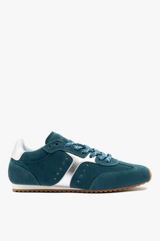 Stella Sneaker Teal Suede