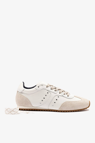 Stella Sneaker In White Leather Sneaker Larroudé