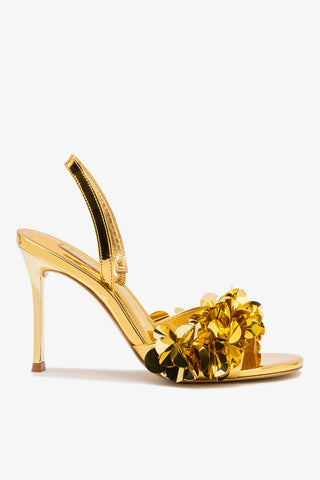 Morgan Sandal In Gold Specchio