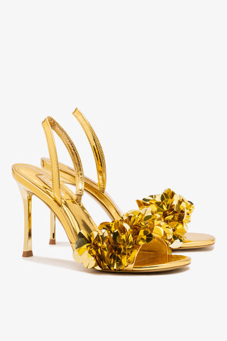 Morgan Sandal In Gold Specchio
