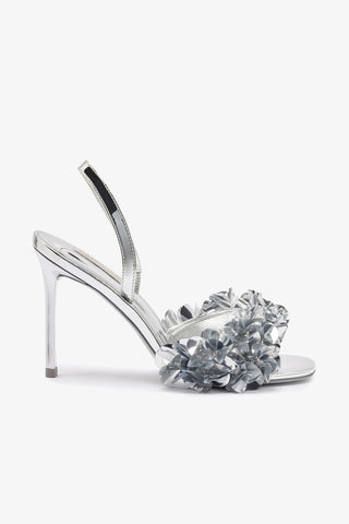 Morgan Sandal In Silver Specchio