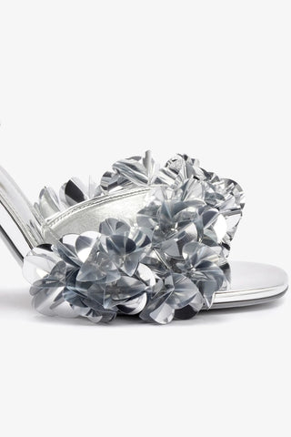 Morgan Sandal In Silver Specchio