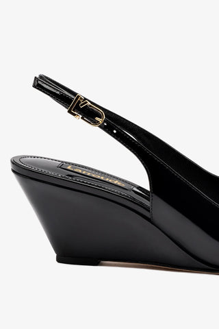 Loulou Pump In Black Patent Leather