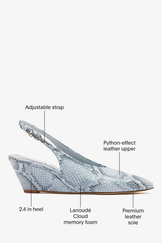 Loulou Pump Maya Python Leather