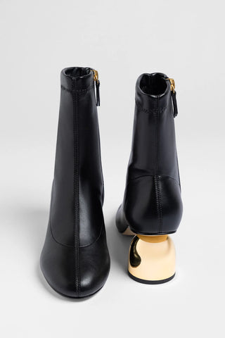 Dew Drop Boot Black Stretch Boot Larroudé