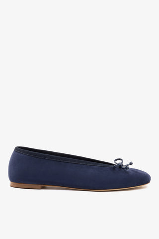 Pavlova Ballet Flat In Indigo Suede