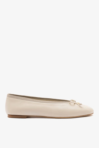 Pavlova Ballet Flat In Mushroom Grey Leather