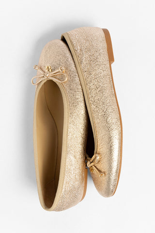 Pavlova Ballet Flat Platina Leather