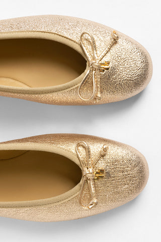 Pavlova Ballet Flat Platina Leather