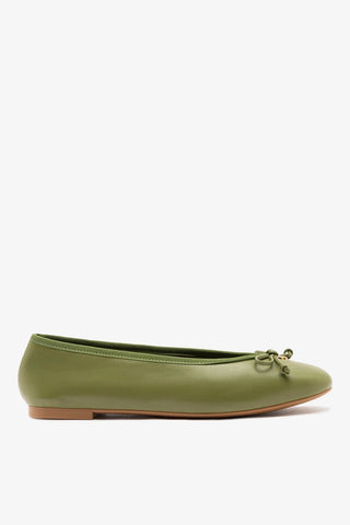 Pavlova Ballet Flat Seaweed Leather