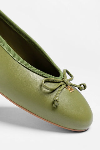 Pavlova Ballet Flat Seaweed Leather