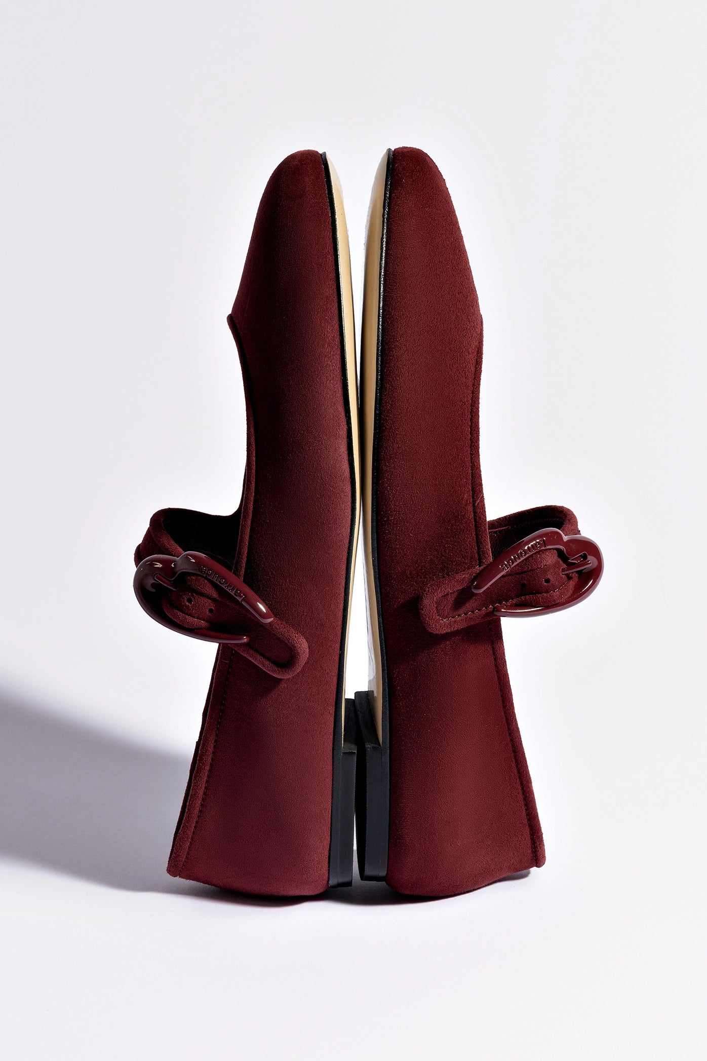 Verona Ballet Flat In Burgundy Suede - Flats - Larroud 5 / Burgundy Verona Ballet Flat In Burgundy Suede - Flats - Larroud 5 / Burgundy