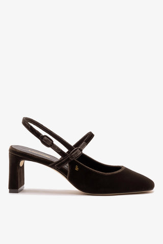 Georgina Pump In Expresso Velvet